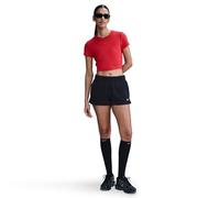 Nike NSW Phnx FLC Mr STD Short pour Femme, Noir/Voile, S