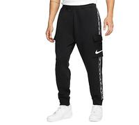 Nike NSW Repeat Pantalon, Noir/Blanc, s Homme