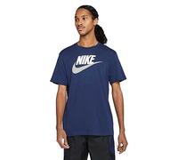 Nike NSW Tee Alt Brand Mark 12MO_Homme, Bleu (Midnight Navy/Barely Volt)_XL