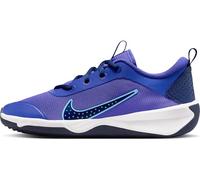 Nike Omni Multi-Court Chaussures de Sport en Salle pour Enfants Plus âgés, Persian Violet Blue Void Volt University Blue, 38 EU