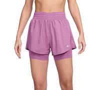 Nike One 2-en-1 Short Taille Haute Violet S