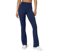 Nike Pantalon d’entraînement pour Femmes W NK Un DF HR TGHT F Taille Haute ÉVASÉ Midnight Navy/White L