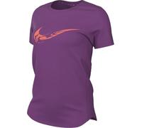 Nike One Dri-Fit FV6373-518 Haut de Course à Manches Courtes avec graphisme pour Femme Fuchsia/Rose Vif Taille S