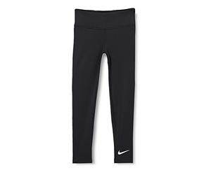 Nike One, Leggings Garçon, Schwarz-Weiss, S