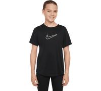 Nike T-shirt technique One Fitted Dri-FIT manches courtes Fille M Noir/Blanc