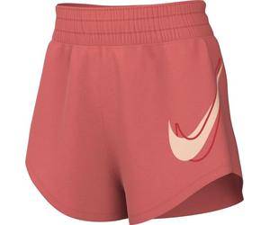 Nike One Swoosh HJ2195-814 Magic Ember Short de Course avec Technologie Dri-Fit, Slip intégré et Taille Moyenne, pour Femme, Taille XS