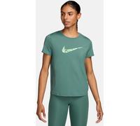 Maillot manches courtes nike one swoosh vert femme