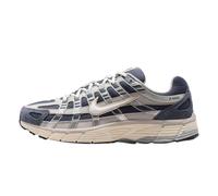 NIKE P-6000 Baskets unisexes, Bleu foncé, beige, blanc, 40 EU