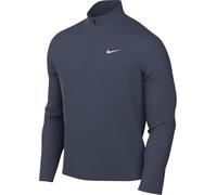 Nike Pacer FQ2494-437 Dri-Fit Haut de Course à Pied avec Demi Fermeture éclair pour Homme, Bleu Thunder/Argent réfléchissant, S