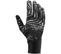 Nike Pacer Midweight Gants de Course réfléchissants pour Homme Gants de Course d'entraînement Gants d'hiver réfléchissants, Noir/Argent, Taille S