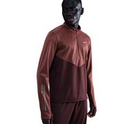 Nike Pacer Winterized Half-Zip Maillot de course Hommes - rouge foncé, bronze, Taille S