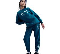 NIKE Pantalon de sport 'Club' pétrole / blanc perle, Taille 158-164