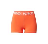 NIKE Pantalon de sport 'Pro' orange foncé / blanc, Taille L