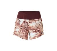 NIKE Pantalon de sport 'TRAIL' saumon / bourgogne / blanc, Taille XS