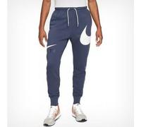 Nike Pantalon Homme Vêtement de Sport Swoosh Semi Brushed - 437 (Bleu/Blanc)