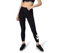 Nike Pants W NSW NK CLSC Gx HR Tight Ftra, Black/White, DV7791-010, 2XS