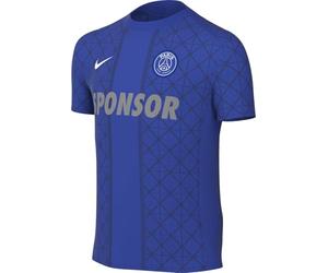 NIKE Paris Saint-Germain Academy Pro Domicile Haut De Foot D'Avant-Match À Manches Courtes Dri-Fit pour Ado, Hyper Royal/Midnight Navy/White, HJ8074-406, S