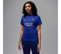 Haut de foot d'avant-match à manches courtes Jordan Dri-FIT Paris Saint-Germain Academy Pro 4e tenue pour femme Deep Royal Blue/Deep Royal Blue/Phantom L (FR 46-48)
