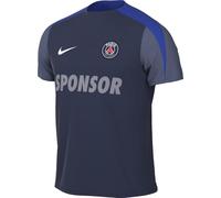 NIKE Paris Saint-Germain Strike Haut De Foot À Manches Courtes Dri-Fit pour Homme, Midnight Navy/Diffused Blue/Hyper Royal/Blanc, HJ7758-411, XS
