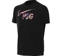 Nike Paris Saint-Germain Swoosh HJ3915-010 T-Shirt de Football pour Enfants Plus âgés, Noir, Taille S