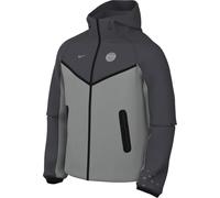 Nike Paris Saint-Germain Tech Windrunner HQ4981 Veste de football en tissu tissé avec fermeture éclair intégrale pour homme