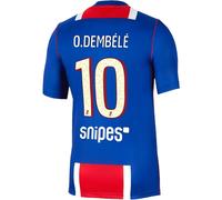 Nike Paris Saint-Germain Thuis Shirt Dembélé 10 Bleu/Blanc/Rouge 2XL