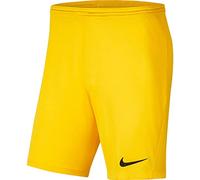 Nike Short de football Park 3 Enfant Mixte Jaune/Noir Taille L