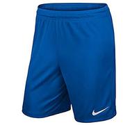 Nike Park II Knit Short Mixte Enfant sans Slip Intérieur, Bleu (Blue Royale/Blanc), M