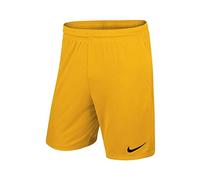 Nike Park II Knit Short Mixte Enfant sans Slip Intérieur, Jaune (University gold/black), XS
