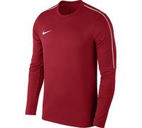 Nike Park18 Drill Top Crew Haut d'entrainement Mixte Enfant, University Red/White/(White), FR : L (Taille Fabricant : L)