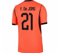 Nike Pays-Bas Domicile F. de Jong 21 Enfant Orange/Noir 128-137