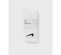Nike - Lightweight Crew - Chaussettes - Mixte Adulte - Blanc (Blanc/Noir) - EU: 38-42 (Taille Fabricant : M) , Lot de 3