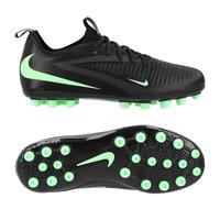 Nike Phantom 6 Academy Low Cut AG Shadow - Noir/Illusion Green Enfant - Herbe synthétique (AG) 35½