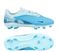 Nike Phantom 6 Low Haaland Club FG/MG Jr Bleu/Bleu Clair 36 1/2