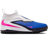 Nike Phantom 6 High Academy Juniors Astro Turf Football Boots Bleu/Blanc/Rose 5.5 (38.5) Male