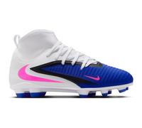 Crampons de foot multi-surfaces Nike Jr. Phantom 6 High Club pour ado Racer Blue/Blanc/Pink Blast 33