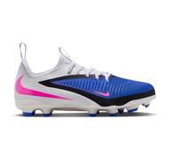 Nike Phantom 6 Low Academy FG/MG Jr Bleu/Blanc/Rose 35 1/2