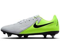 Nike Phantom Gx 2 Academy SG Chaussures de Football Basses pour Homme, Noir métallisé argenté, 41 EU