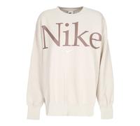 Nike - Phoenix Fleece Oversized Logo Crewneck - Femme - Sport - Beige - Taille: 42 FR