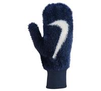 NIKE Plush Knit LM Moufles pour femme Midnight Navy/White M/L