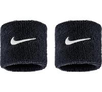Nike - Poignets "Classic", Swoosh (pack de 2) CS2574 (taille unique) (Noir)