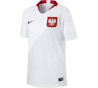 Nike POL Breathe Stadium Accueil Maillot Maillot d'équipe Enfant White/Sport Red/Sport Red FR : XS (Taille Fabricant : XS)
