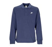 Nike - Polo Club Manches Longues - Homme - Tops - Bleu - Taille: XL