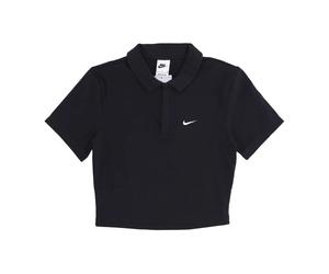 Nike - Polo court crop top à manches courtes - Homme - Sport - Noir - Taille: L