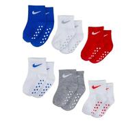 Nike Pop Color 6Pk Ankle Grippr Chaussettes pour bébé Game Royal 6/12 mois