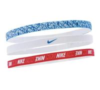 Nike Printed Lot de 3 Bandes de Peau Rose/Blanc/Bleu