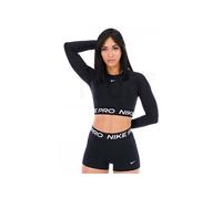 Nike Top court Pro DF 365 Crop LS Noir/Blanc FV5484-010 Taille S