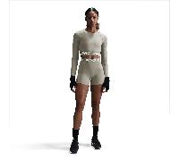 Nike Pro 365 Women's Shorts Light Army/White - L