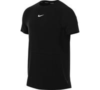 Nike Pro Breathe HJ4055-010 T-Shirt à Manches Courtes pour Homme Coupe ajustée Noir/Blanc Taille L