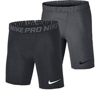 Nike Pro Cool Compression 6" Short Homme, Carbon Heather/Dark Grey/Black, FR : 2XL (Taille Fabricant : 2XL)